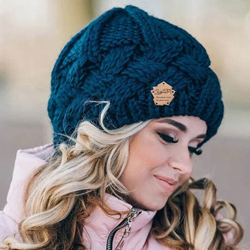 Women Cable Knit Beanie
