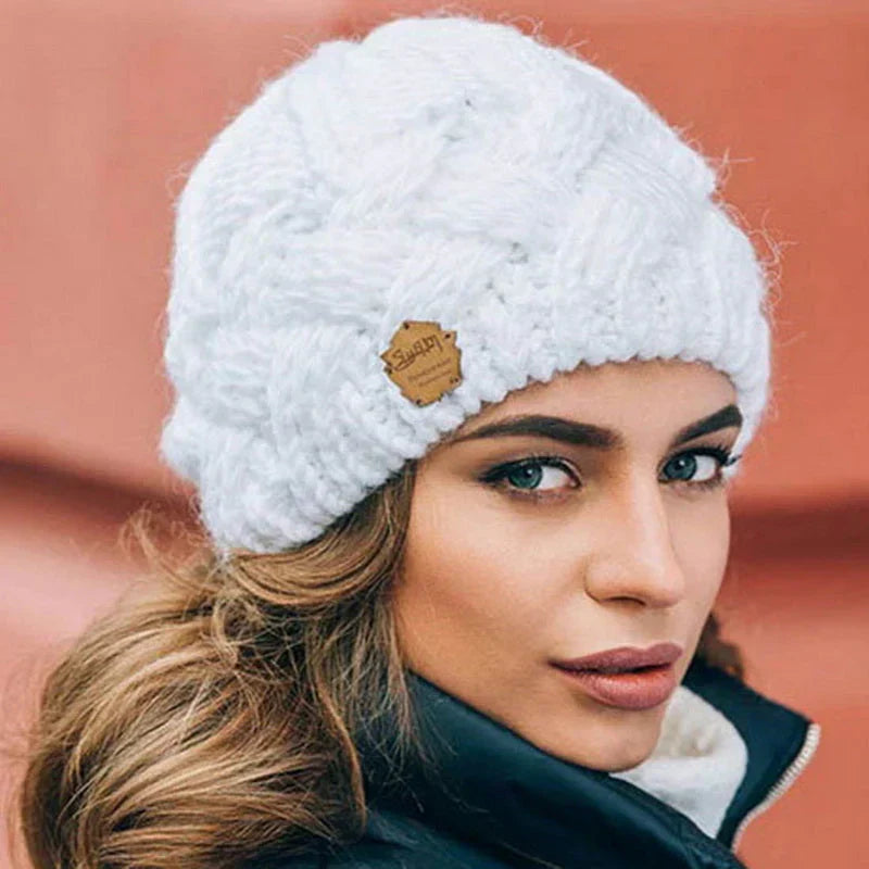 Women Cable Knit Beanie