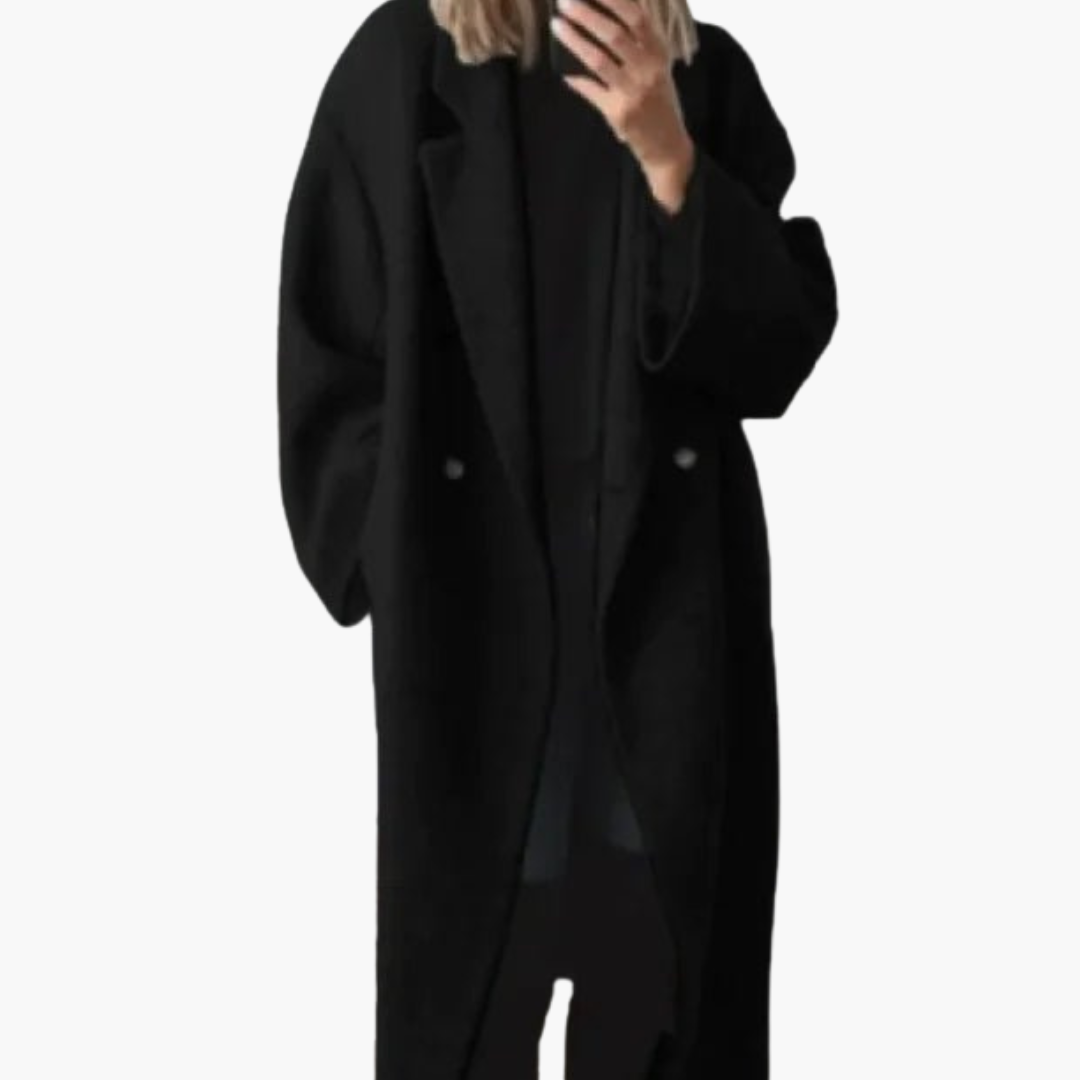 Women Wool Blend Long Winter Coat