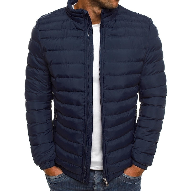 Men Quilted Puffer Jacket