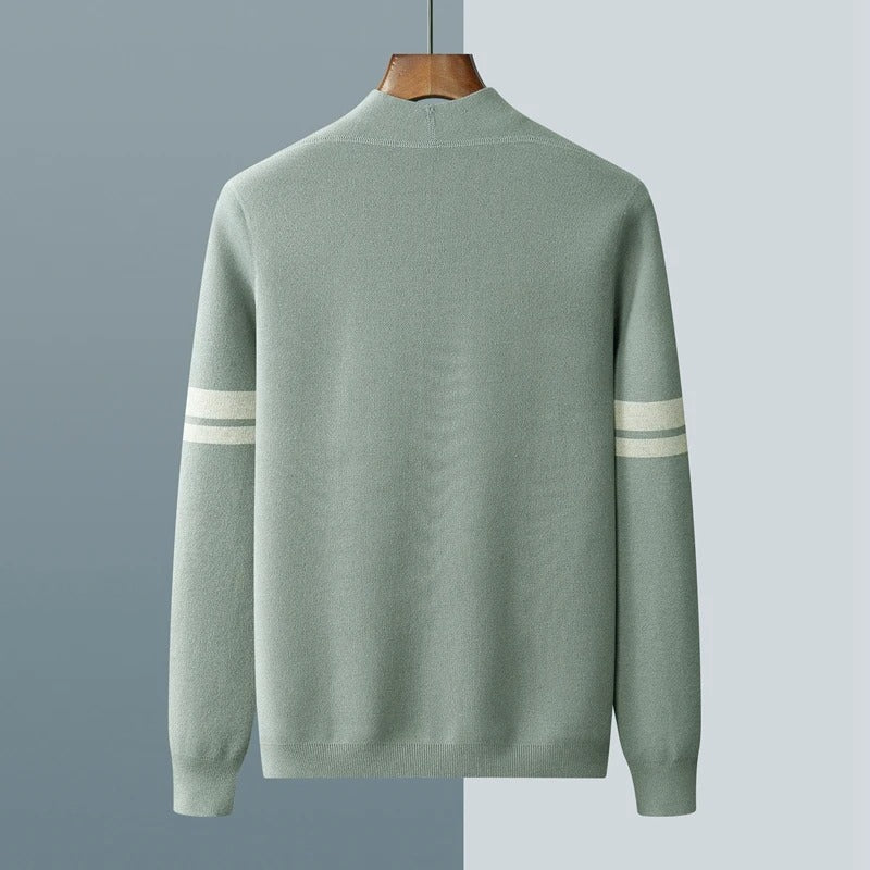 Men Merino Wool Knit Cardigan