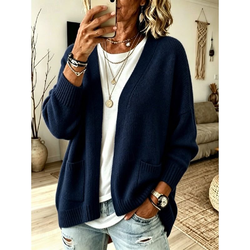 Women Open Knit Cardigan