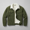 Men Fleece Lined Corduroy Jacket