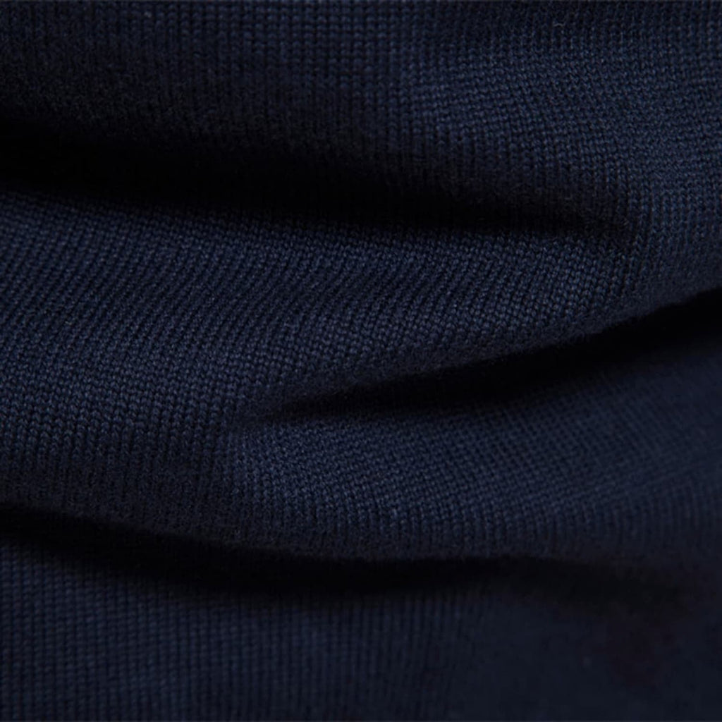 Men Colorblock Quarter Zip Sweater