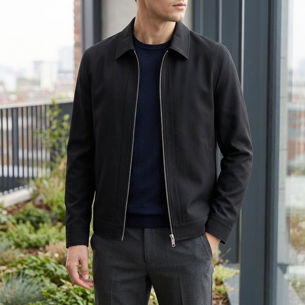 Men Zip Up Jacket