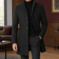 Men Single Breasted Overcoat