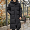 Men Long Winter Puffer Coat