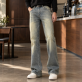 Men Slim Flared Jeans