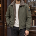 Men Fleece Lined Pilot Jacket