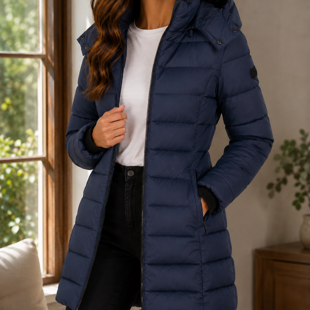 Dahlia-Claire Quilted Jacket - Black