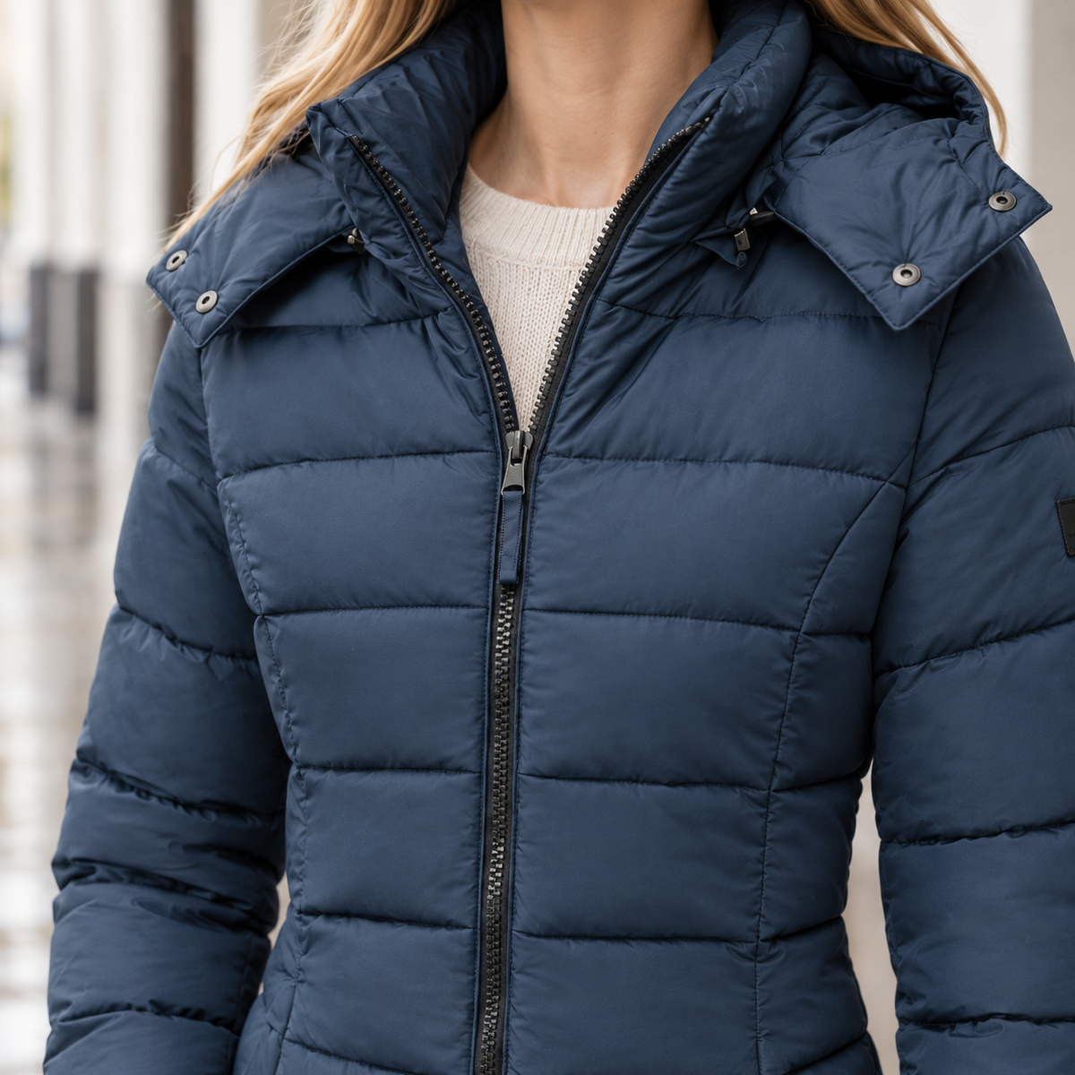 Women Hooded Puffer Coat