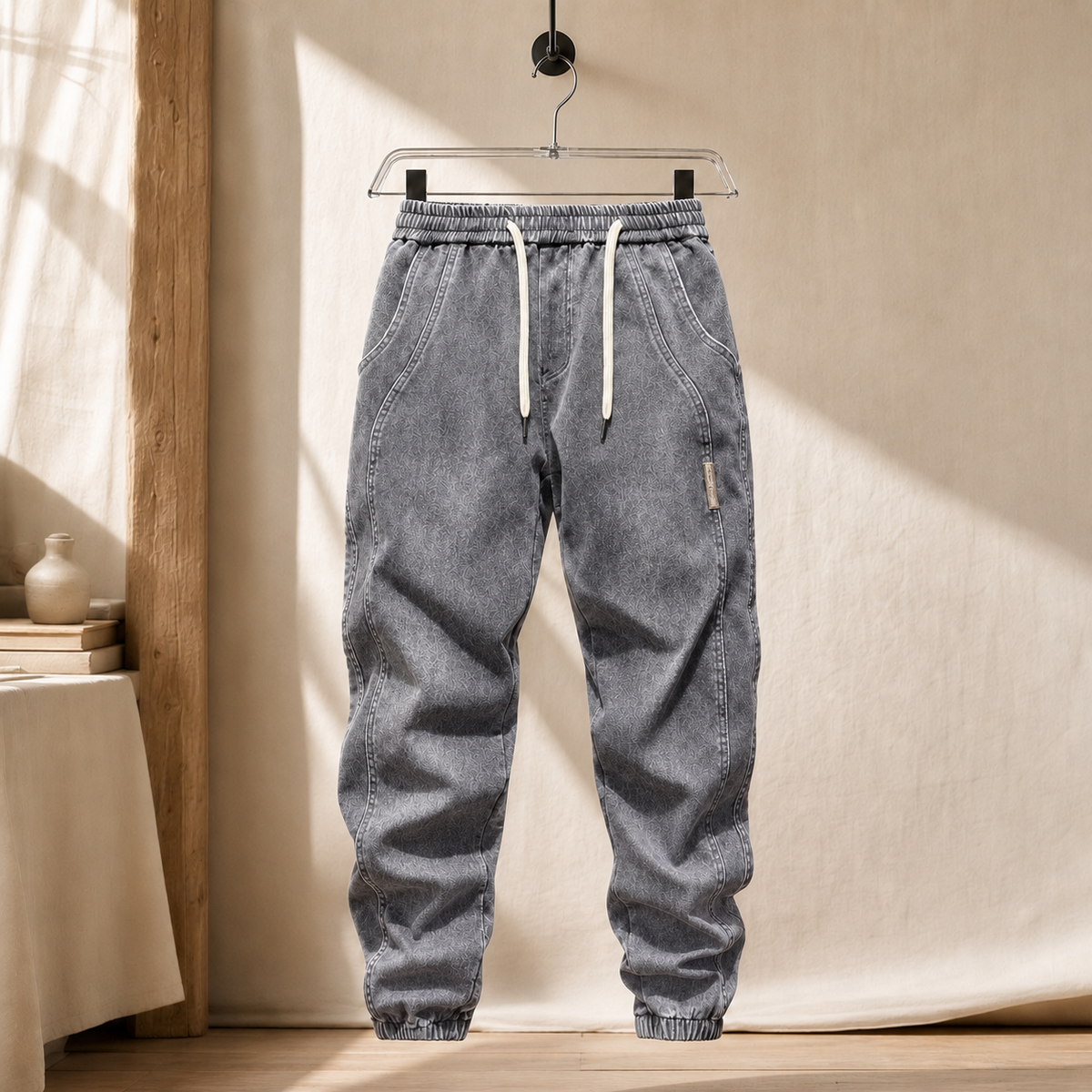 Men Relaxed Tapered Joggers