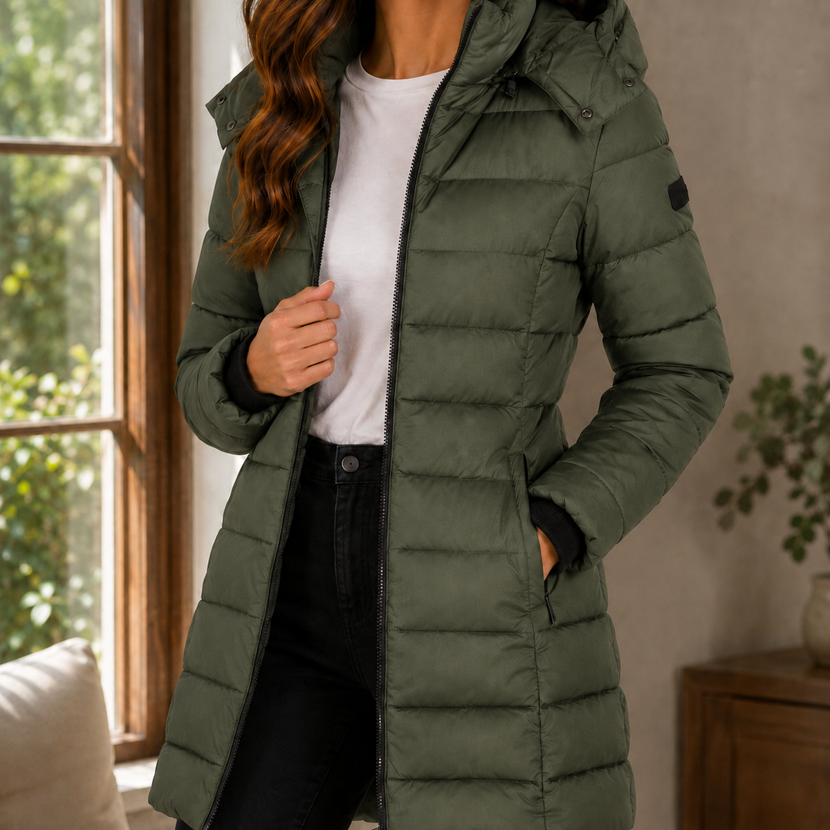Women Hooded Puffer Jacket
