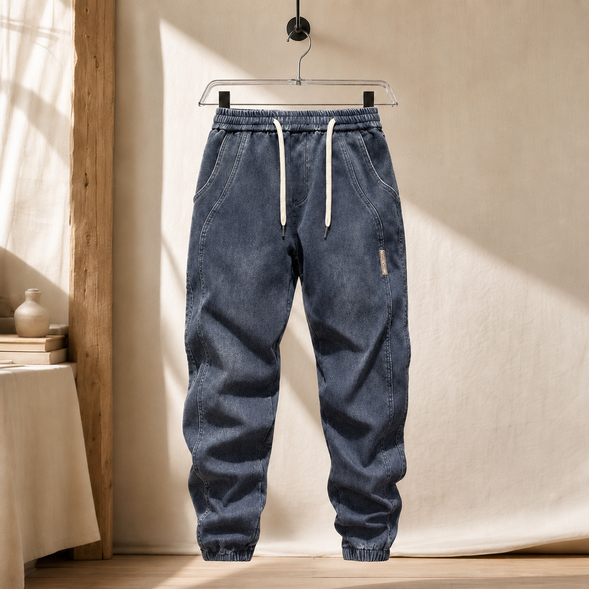 Men Relaxed Tapered Joggers