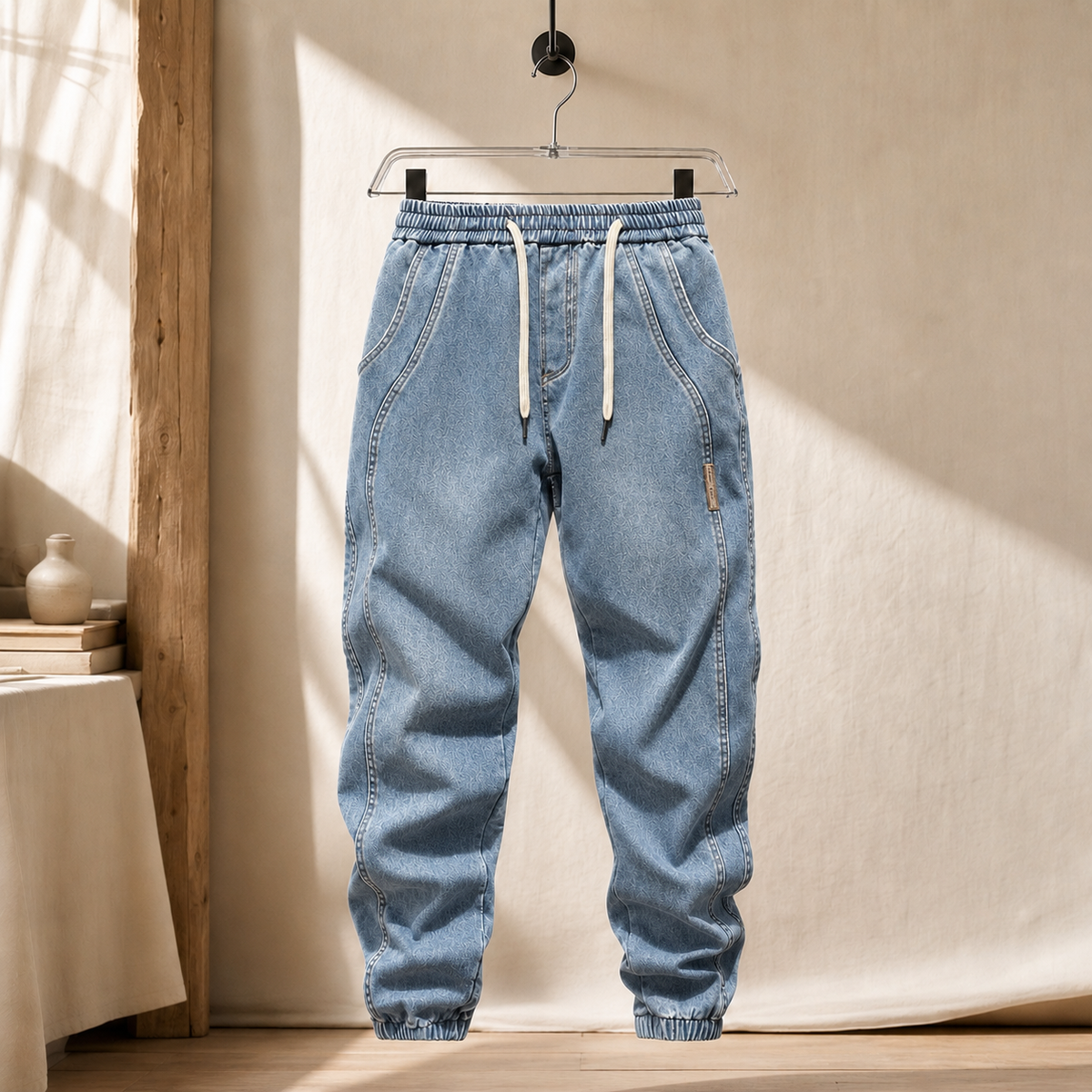 Men Relaxed Tapered Joggers