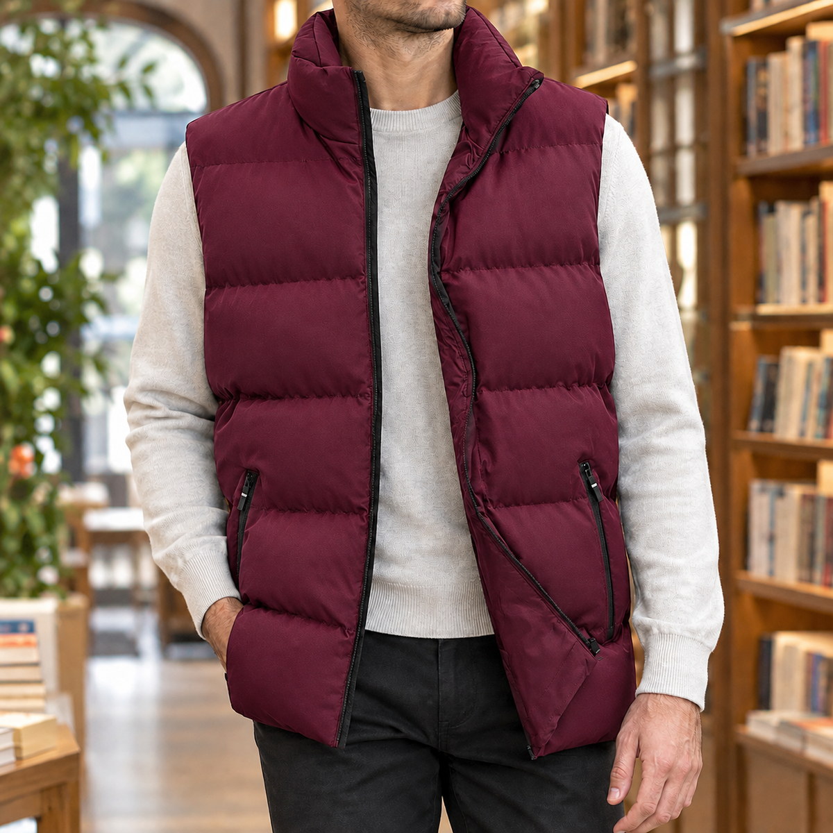 Men Puffer Vest