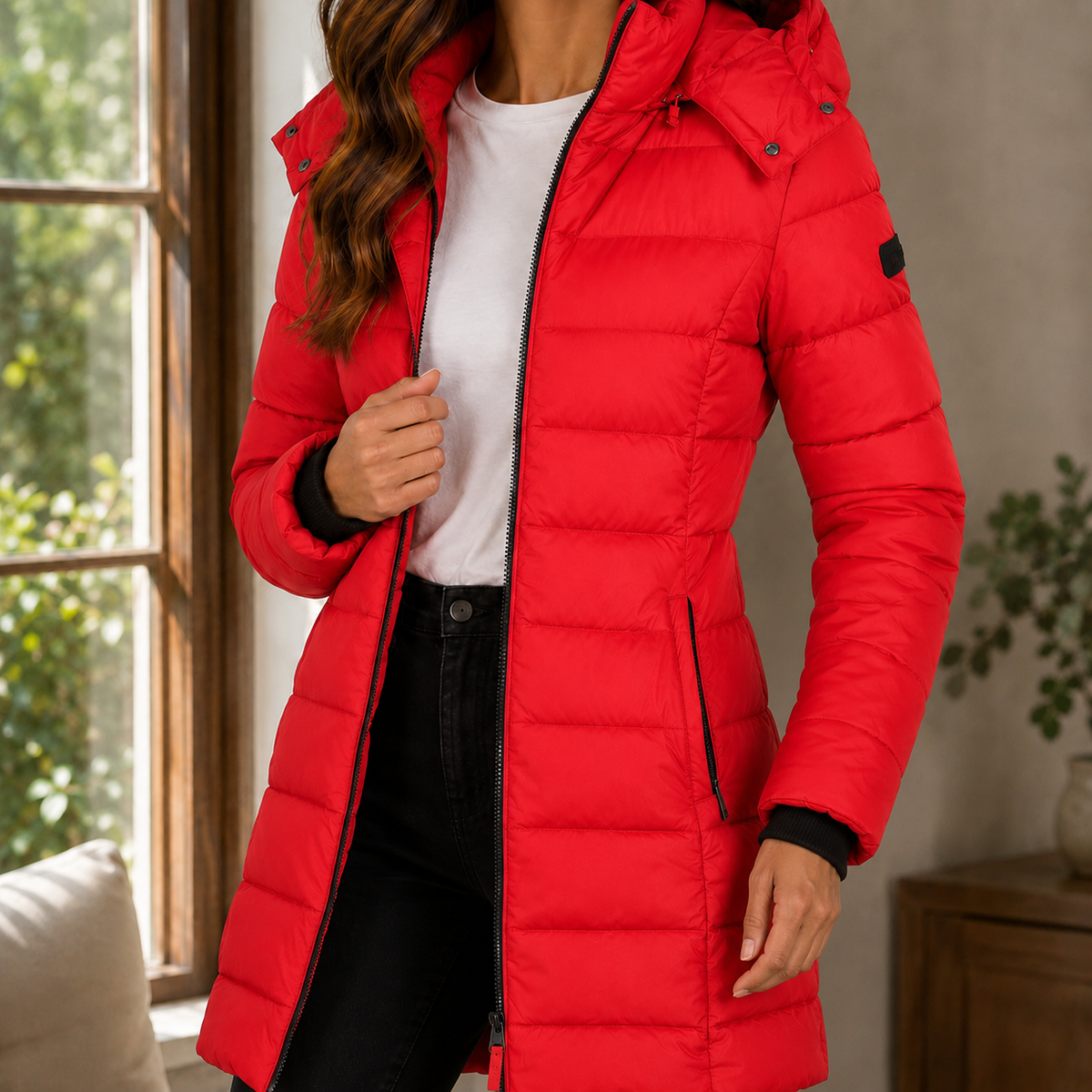 Women Hooded Puffer Jacket