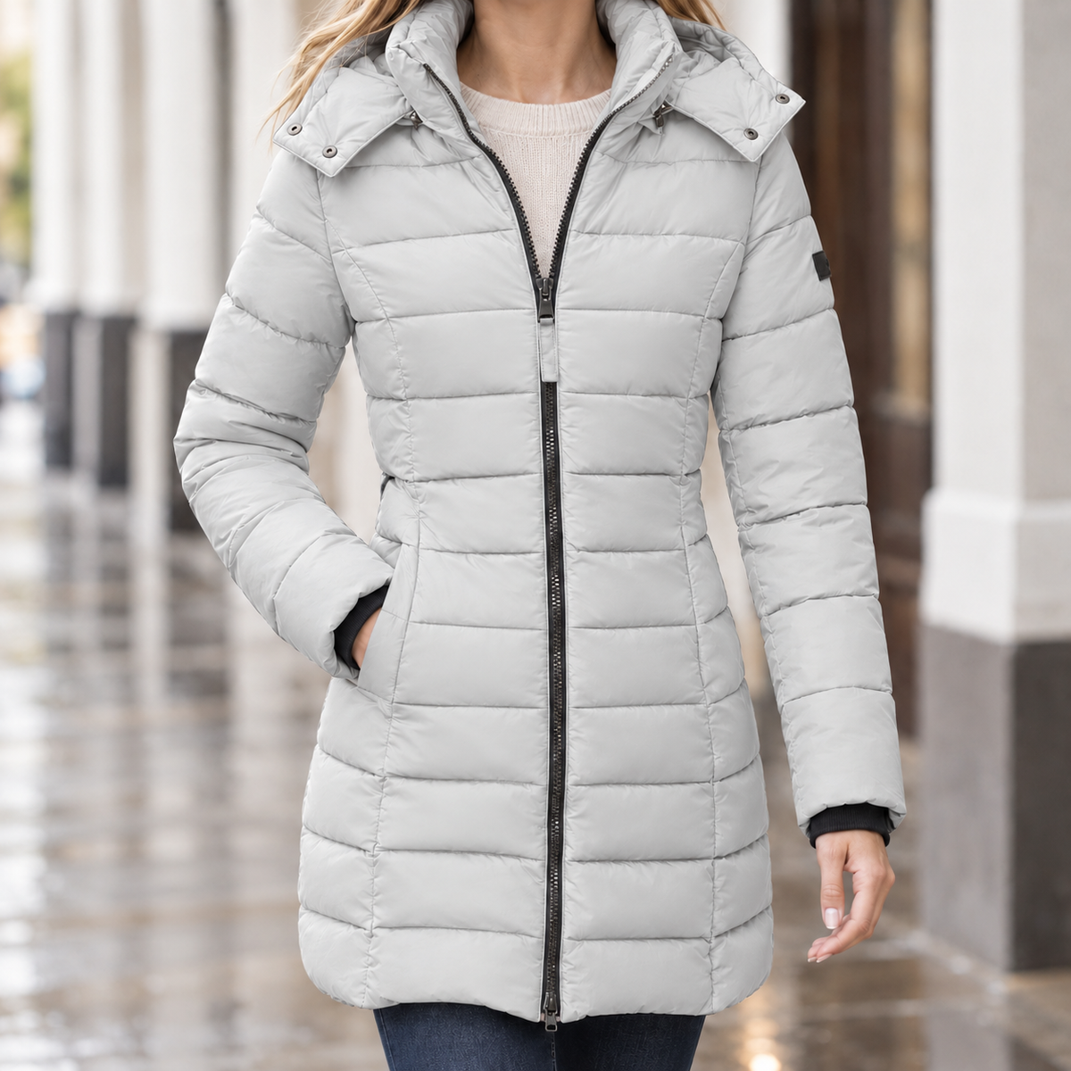 Women Hooded Puffer Coat