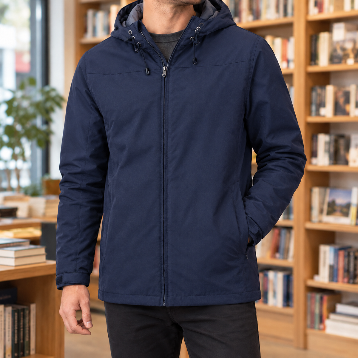 Men Hooded Jacket