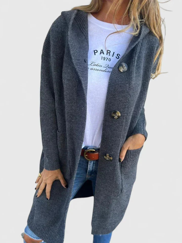 Women Ribbed Duster Cardigan