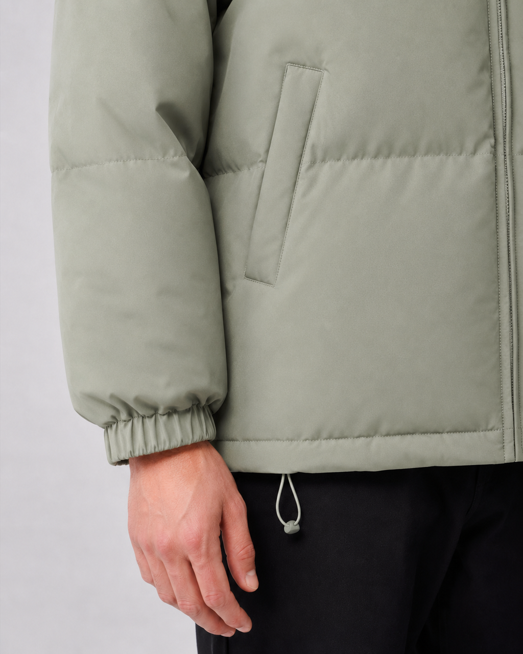 Men High Neck Puffer Jacket