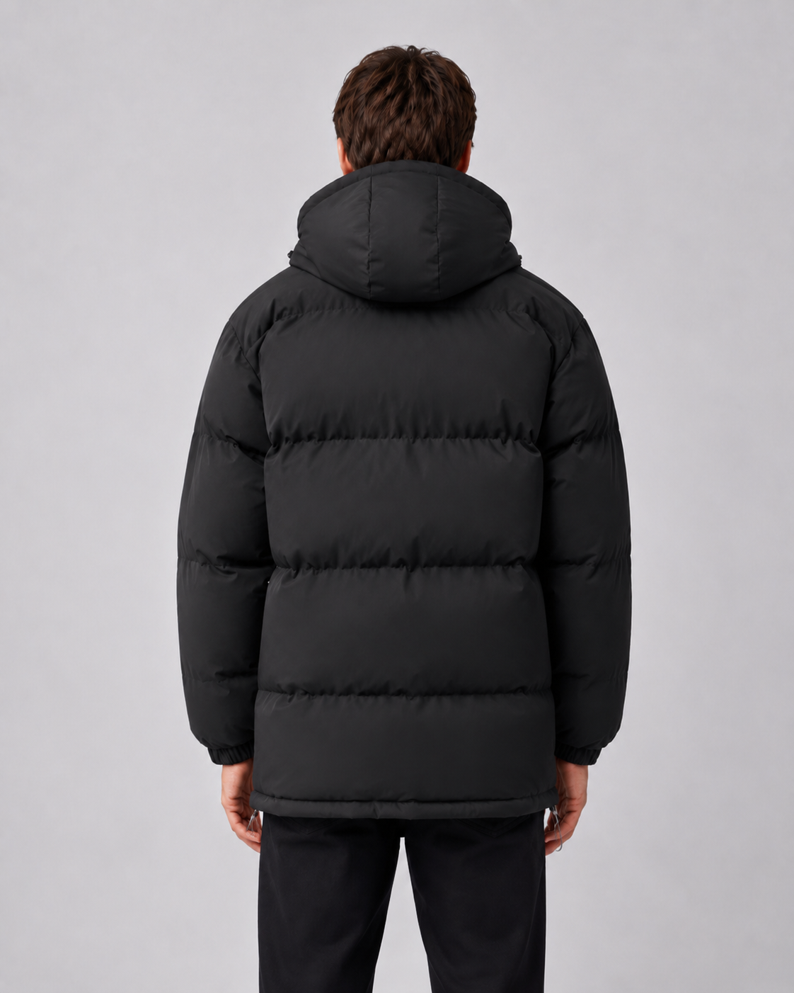 Men High Neck Puffer Jacket