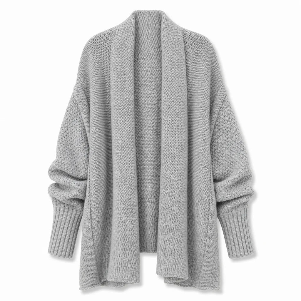 Women Oversized Shawl Collar Cardigan