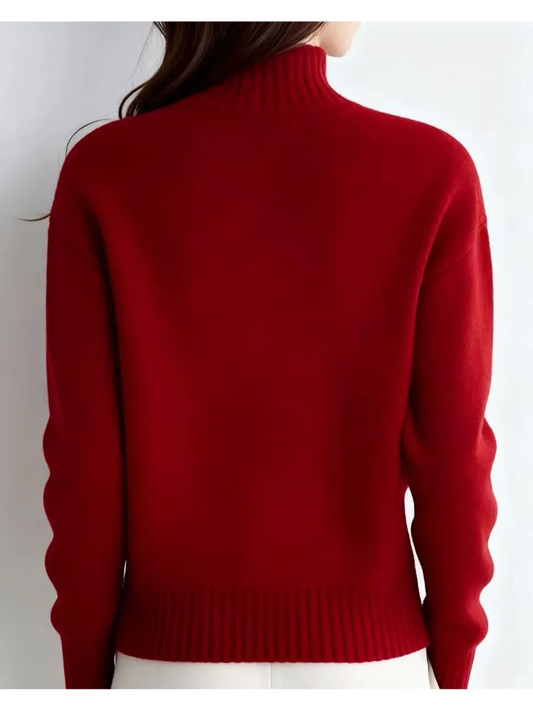 Women High Neck Knit Cardigan