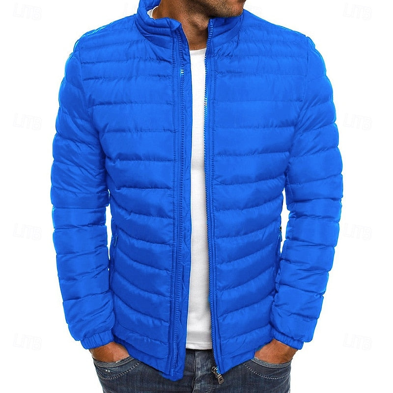 Men Quilted Puffer Jacket