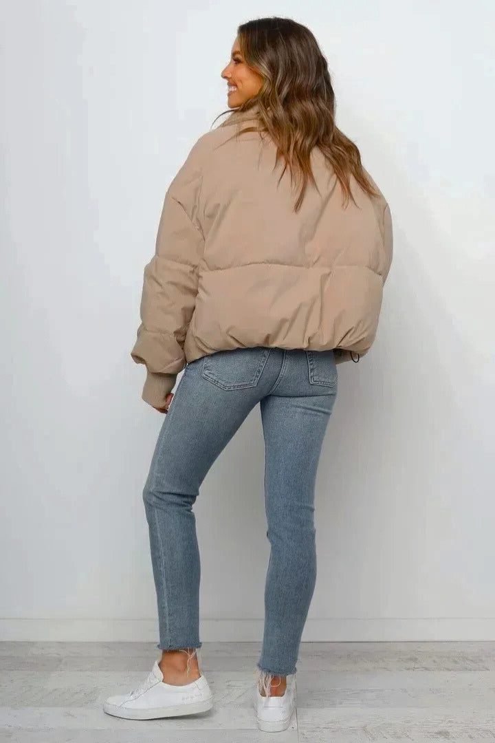 Cropped Puffer Jacket for Women - View 2