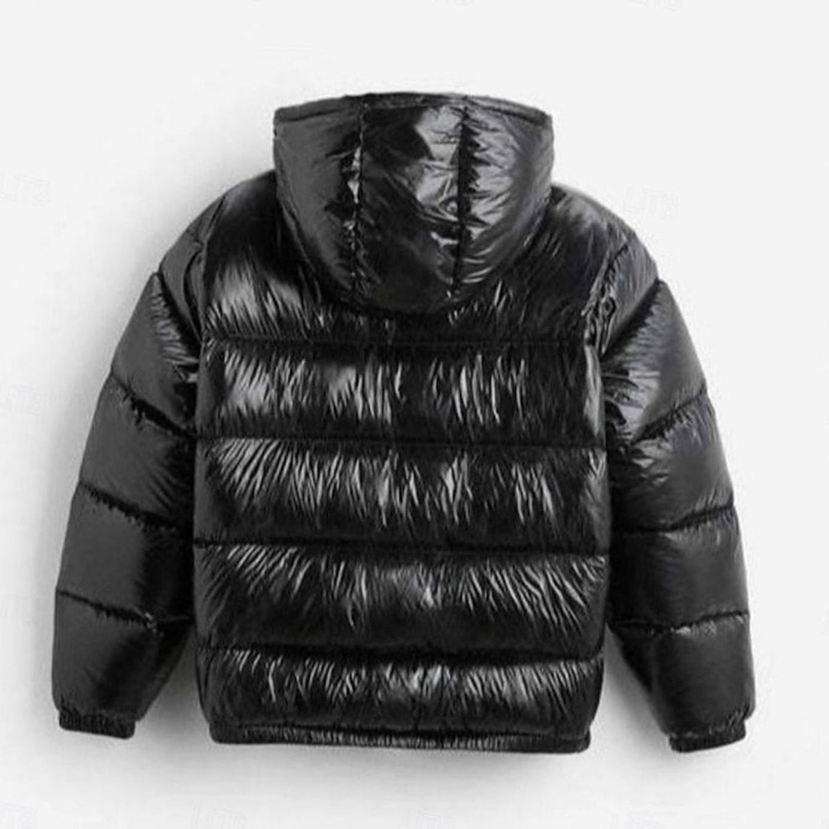 Men Hooded Quilted Puffer Jacket