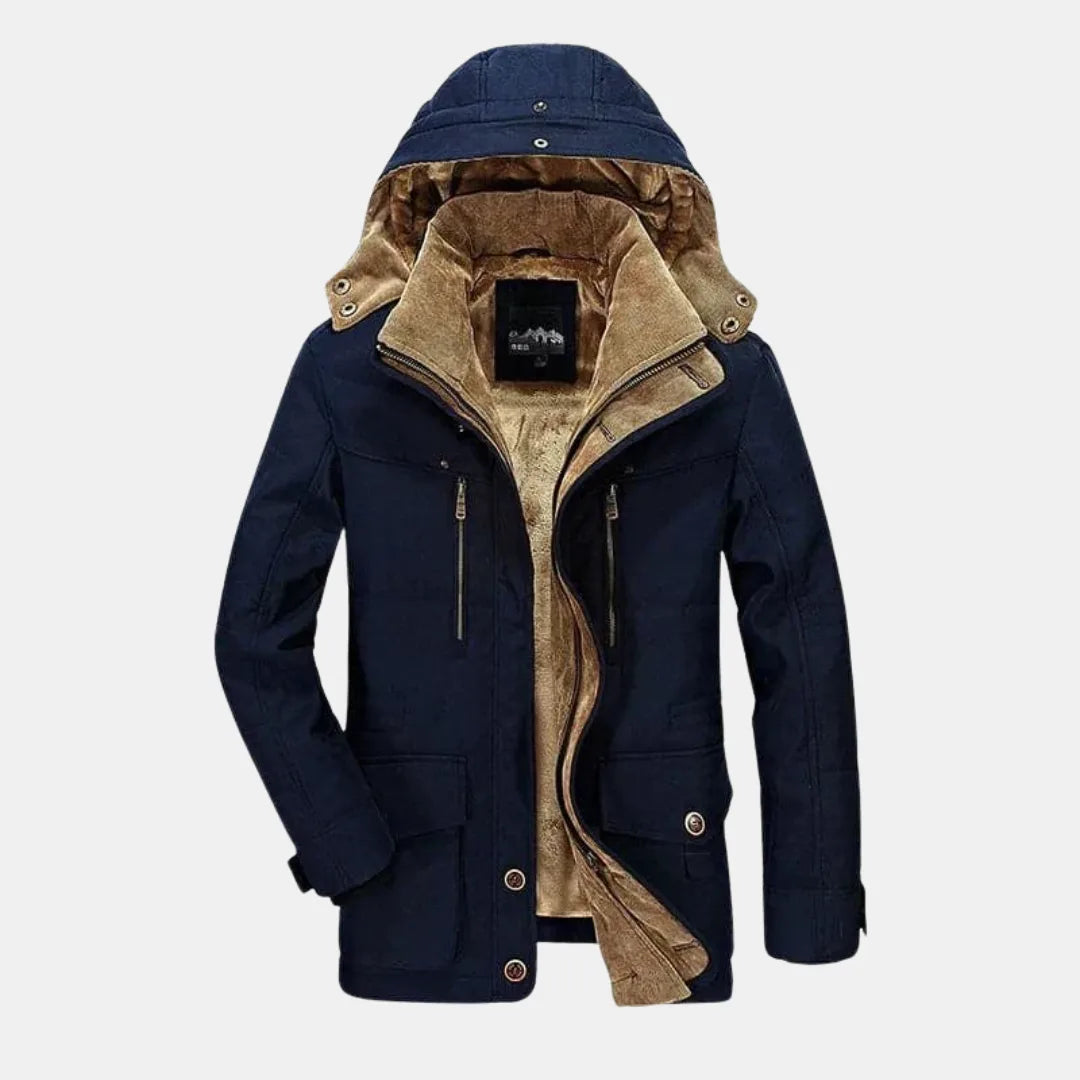 Men Lined Winter Jacket