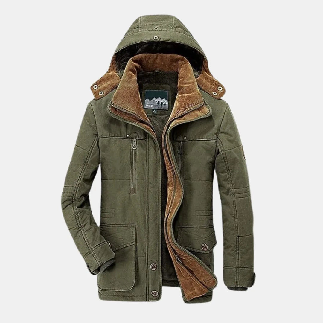 Men Lined Winter Jacket
