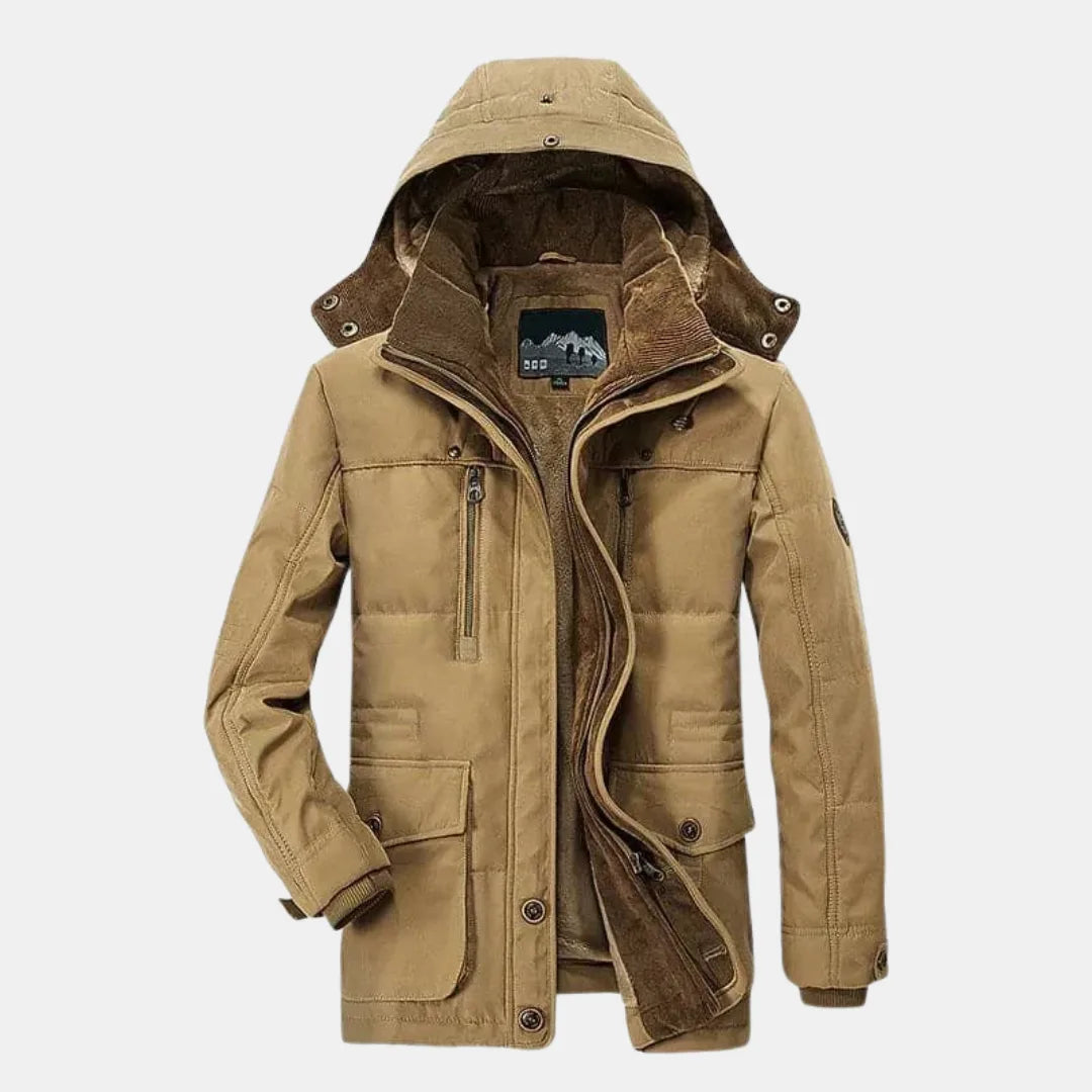 Men Lined Winter Jacket