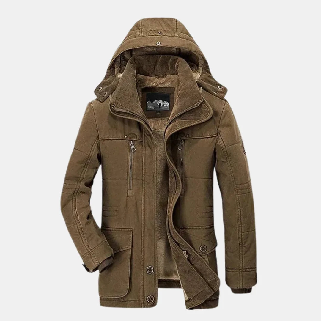 Men Lined Winter Jacket