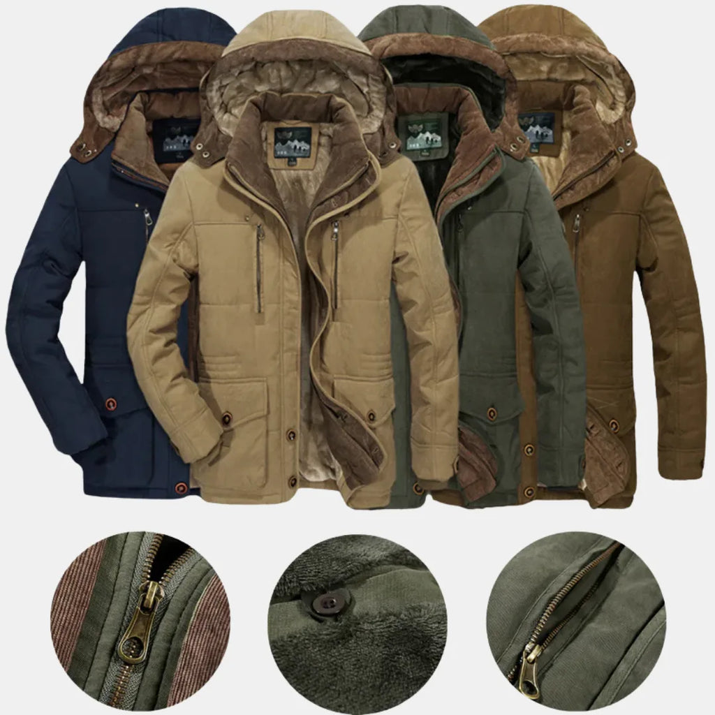 Men Lined Winter Jacket