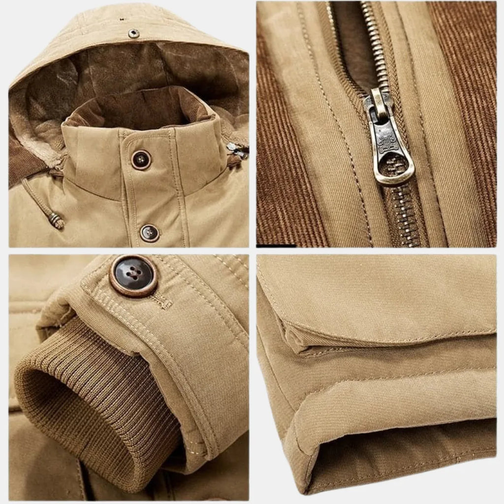 Men Lined Winter Jacket