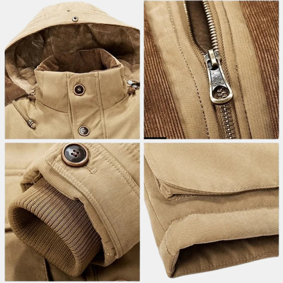 Men Lined Winter Jacket