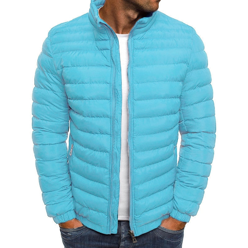 Men Quilted Puffer Jacket