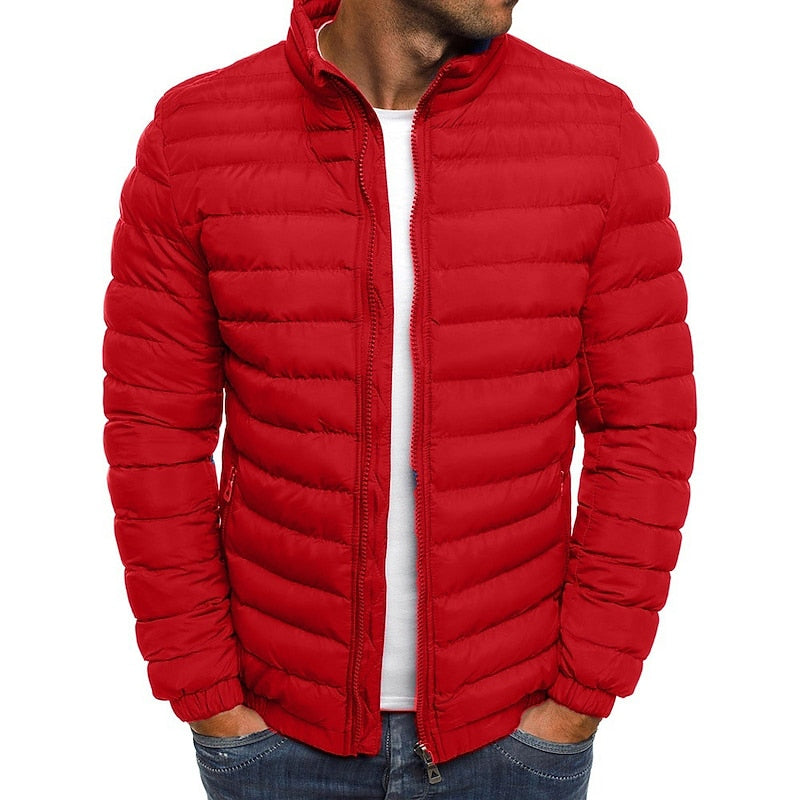Men Quilted Puffer Jacket