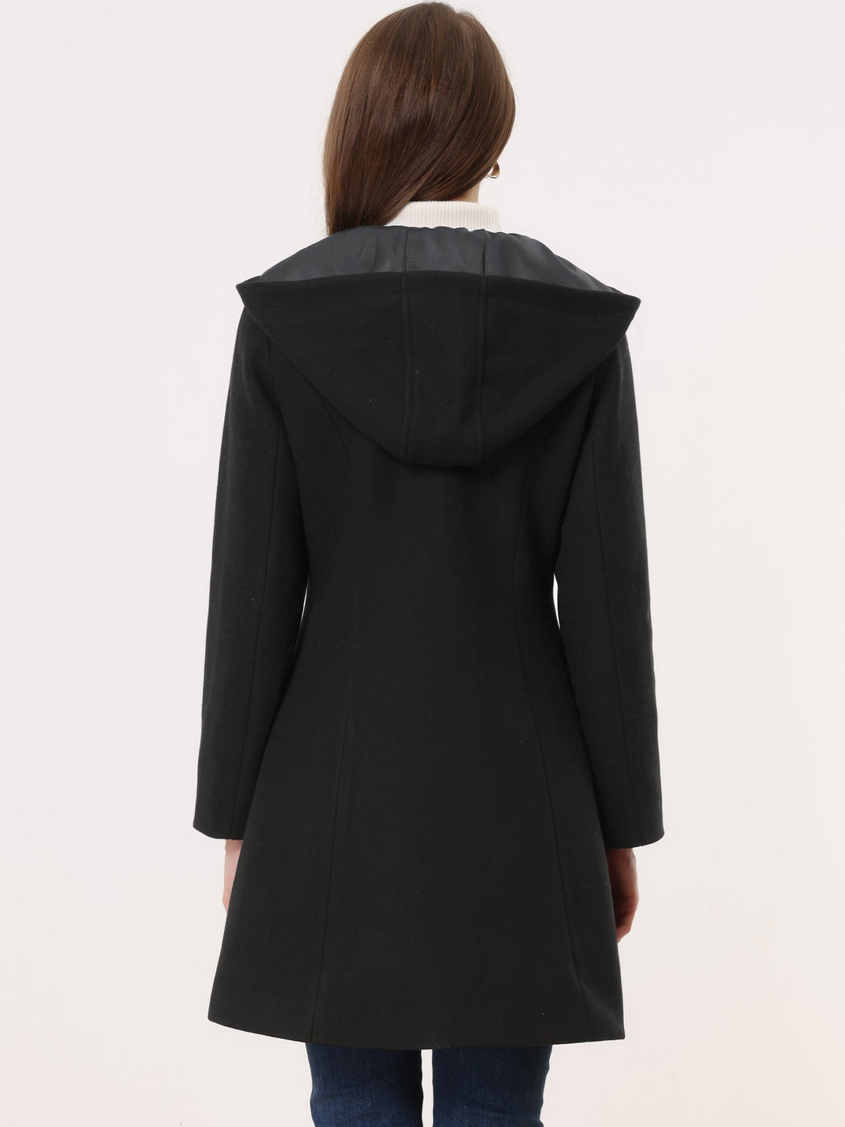 Women Hooded Duffle Coat