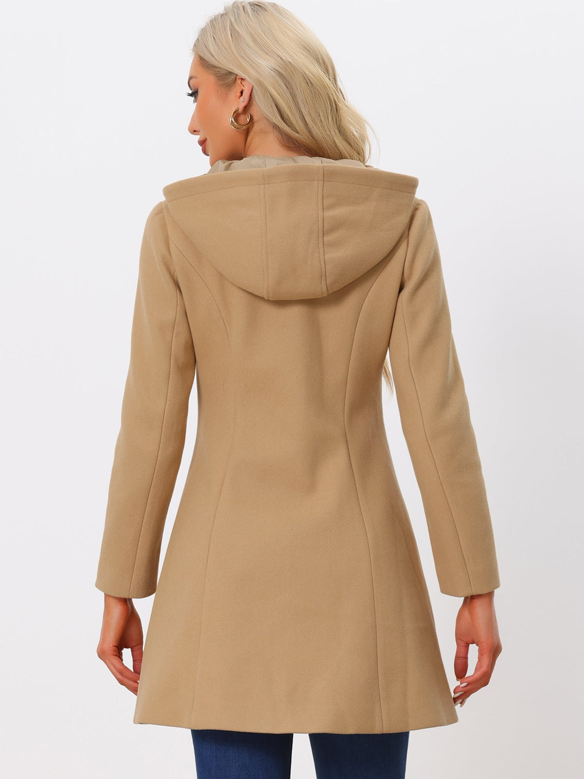 Women Hooded Duffle Coat