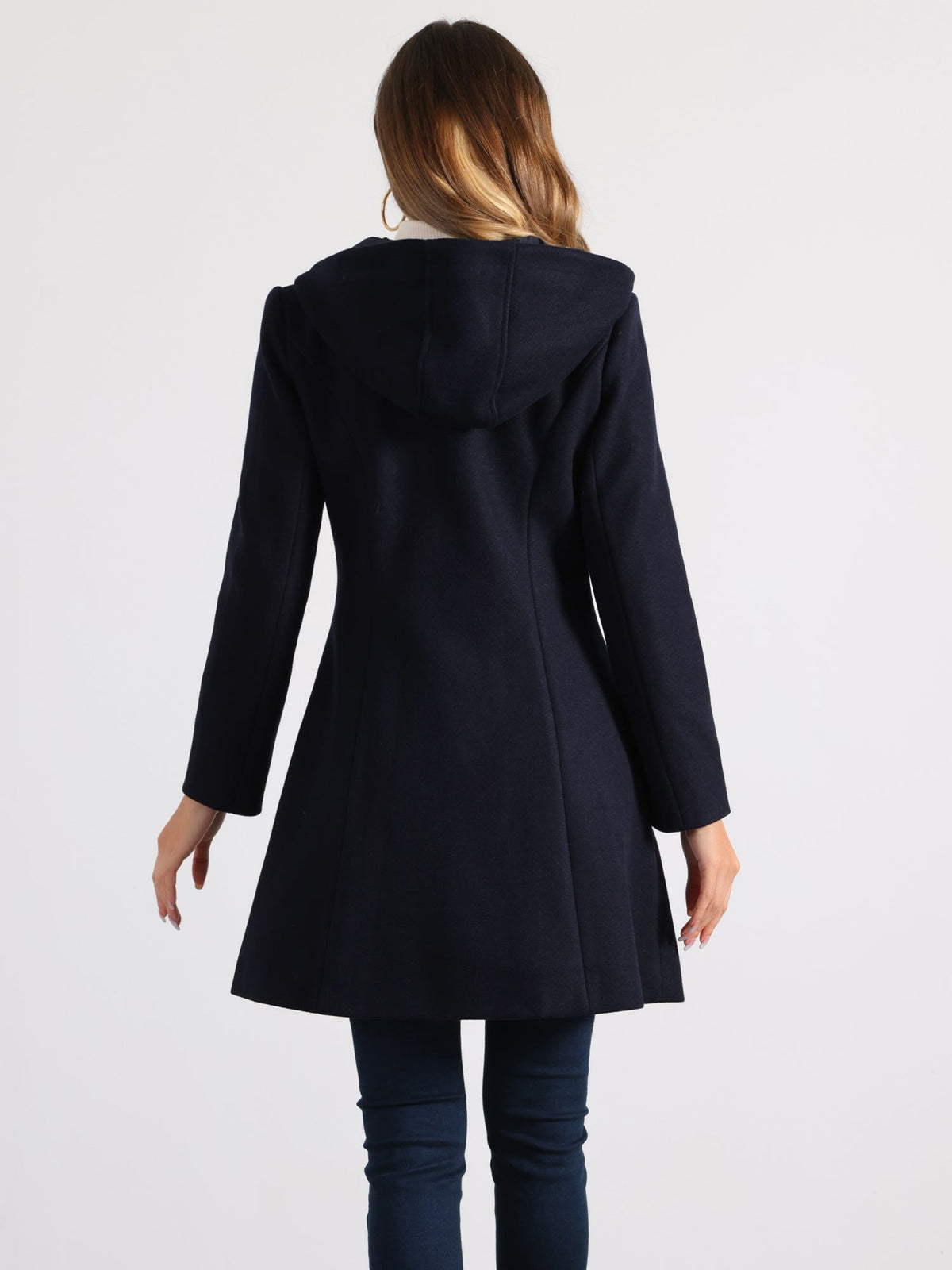 Women Hooded Duffle Coat
