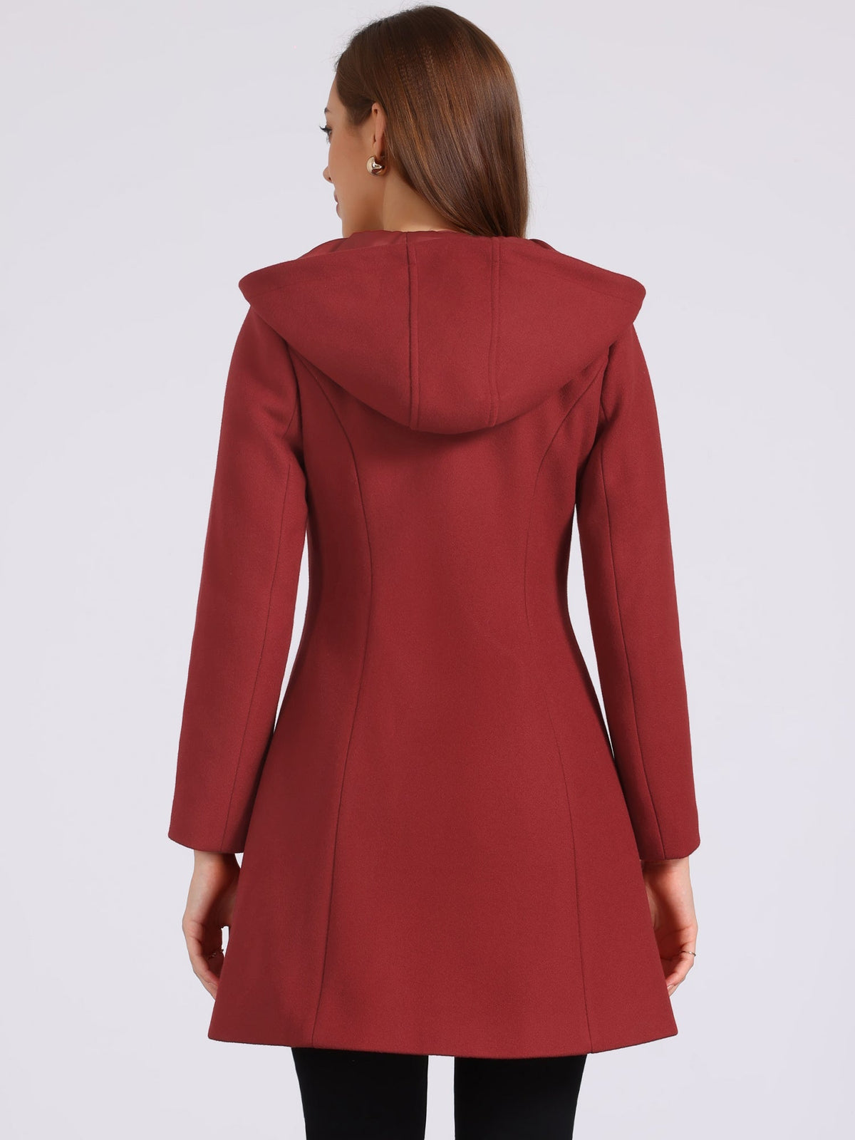 Women Hooded Duffle Coat