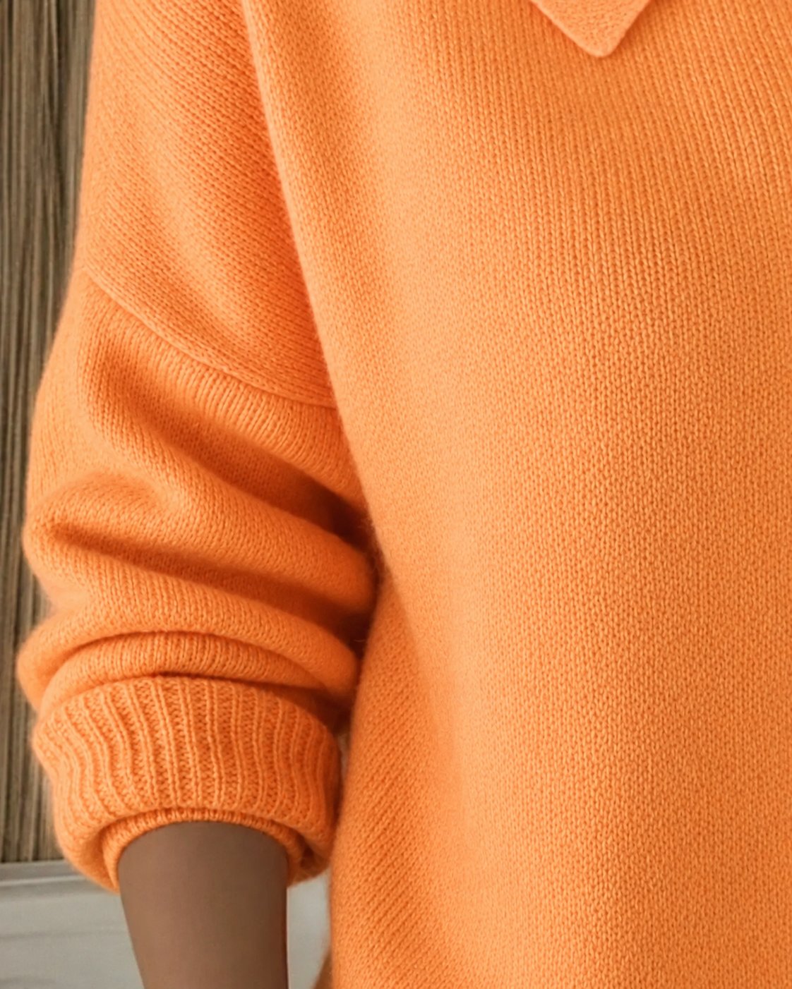 Women Collared Knit Cardigan