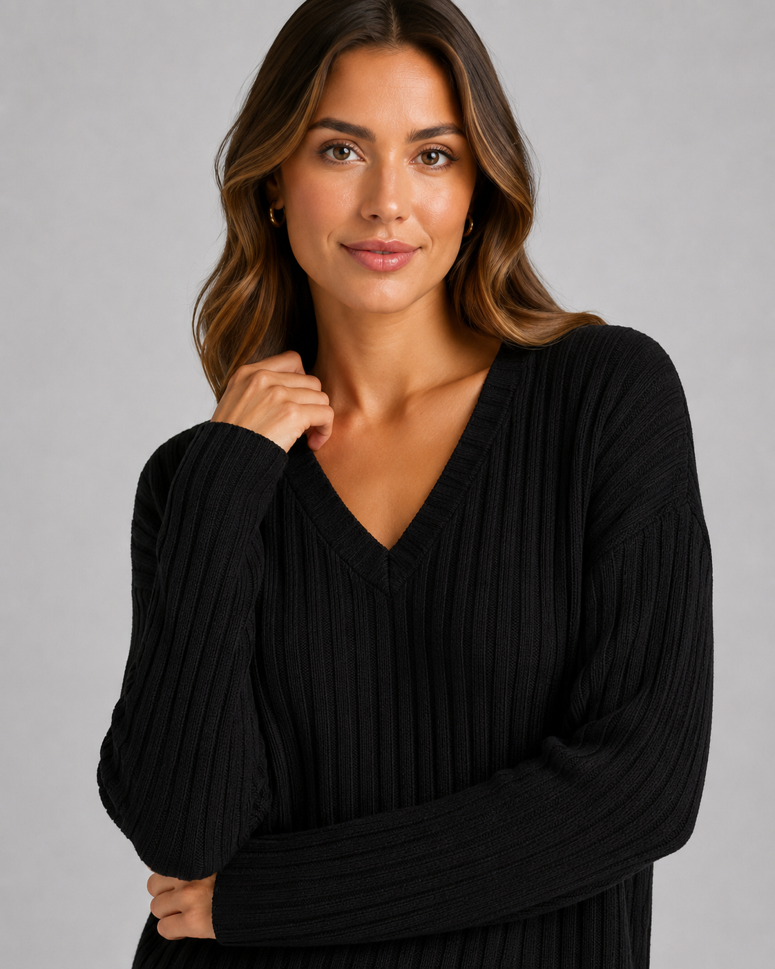 Women 2 Piece Ribbed Knit Lounge Set